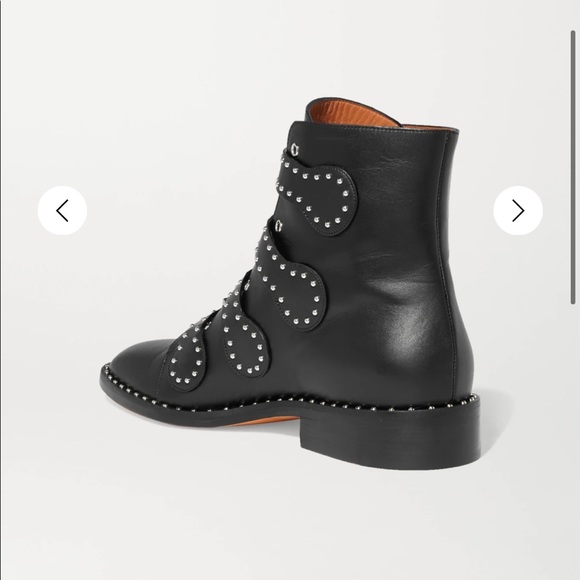 GIVENCHY Elegant studded leather ankle boots - Picture 9 of 9